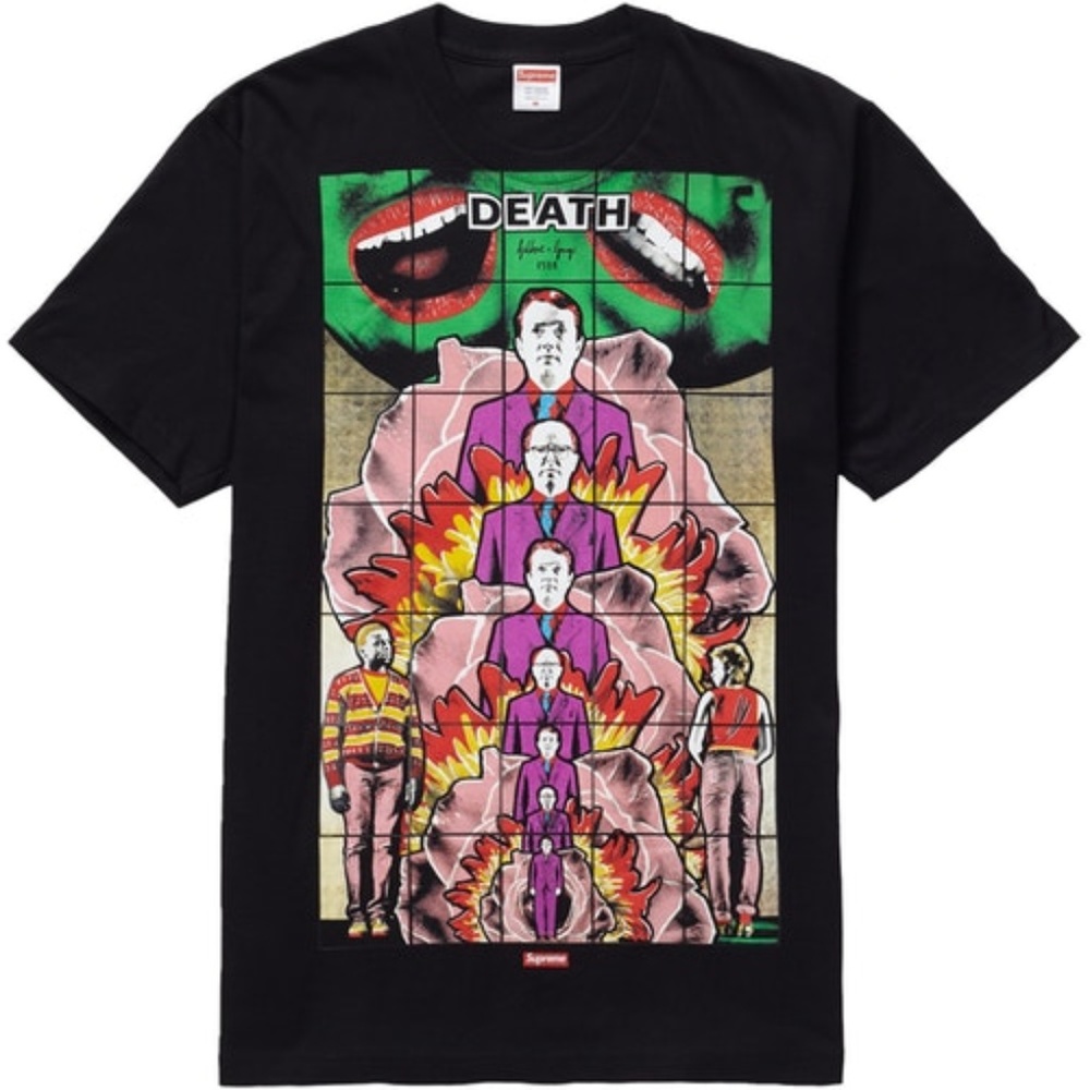 Supreme Gilbert & George Death Tee (Black) L
